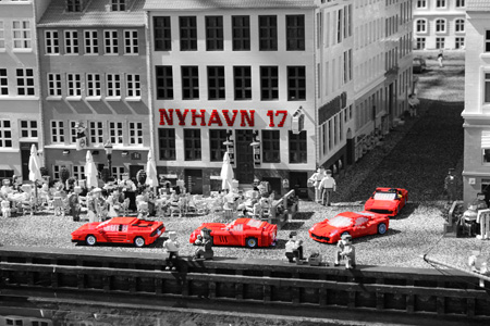 Bunch of Ferrari at LEGOLAND Billund